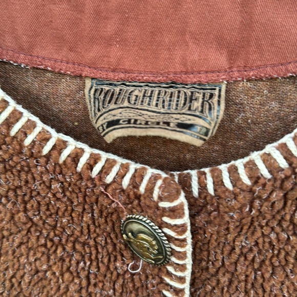 Stylish Western bronc rider/ horse cardigan sweater - Picture 2 of 2